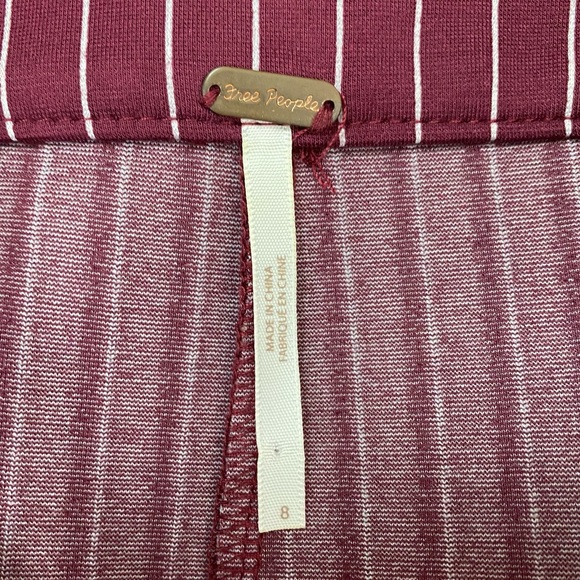 Free People Mari Ponte-Knit Flared Pants Size 8 - Picture 7 of 9